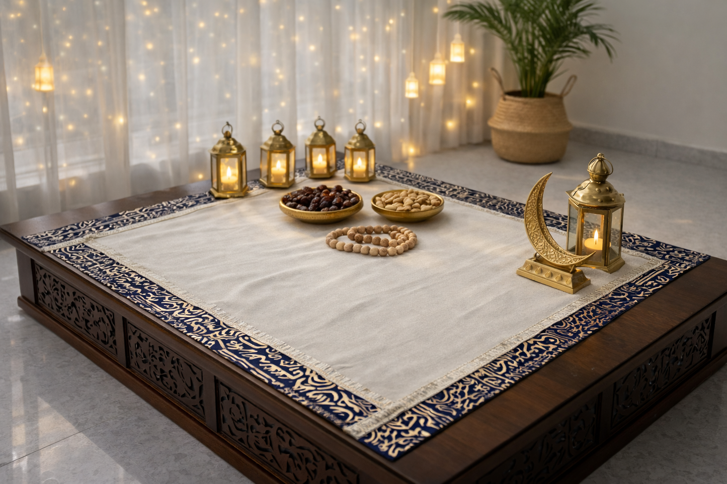 Ramadan Kareem Square Table Cover – MH34