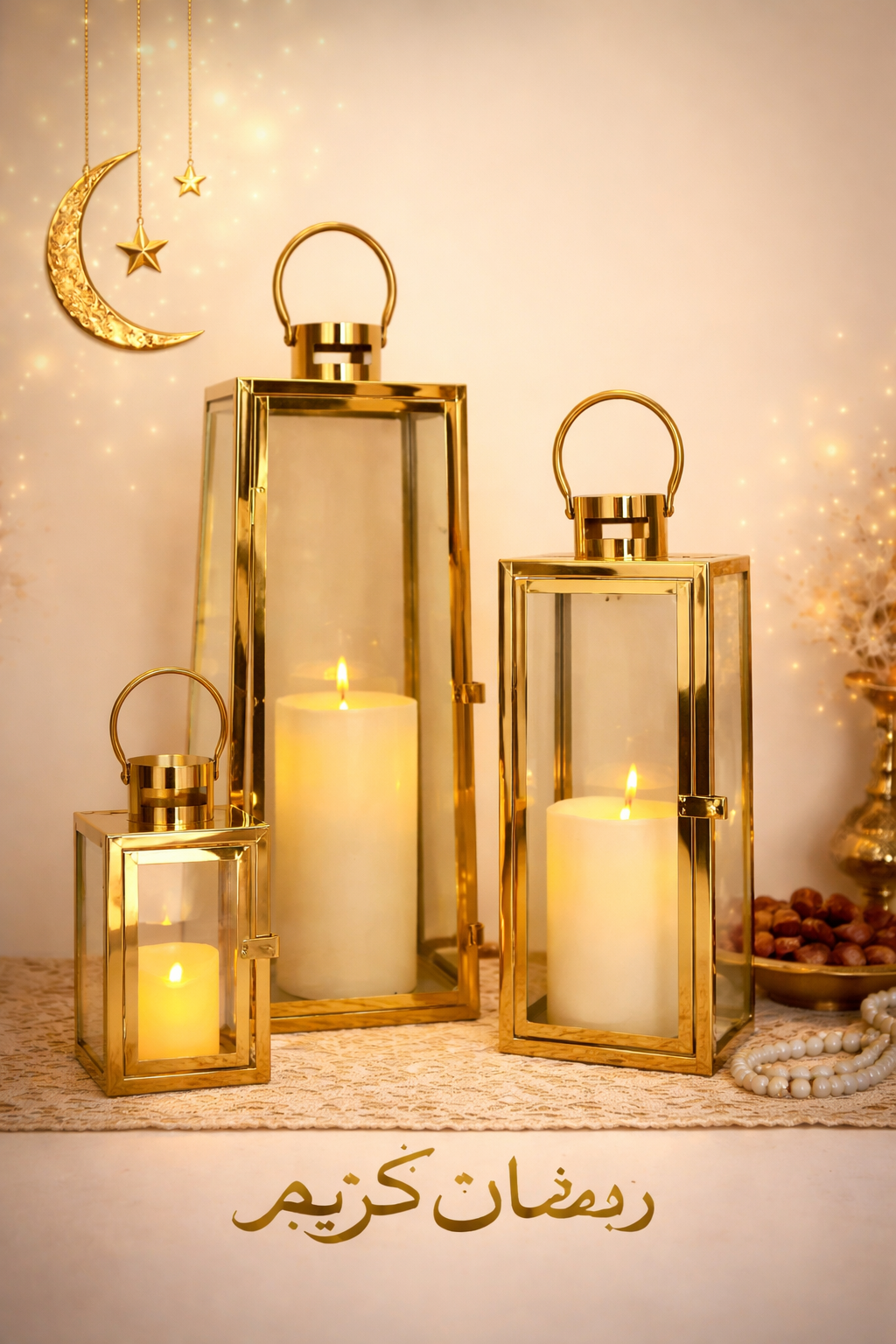 Simple Gold Lanterns