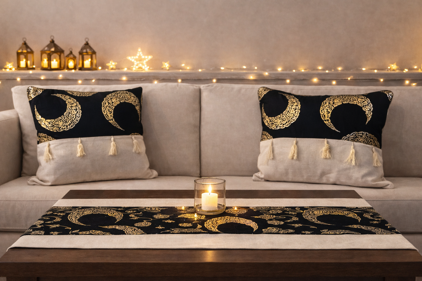 Ramadan Runner & Cushion Set – Design E11