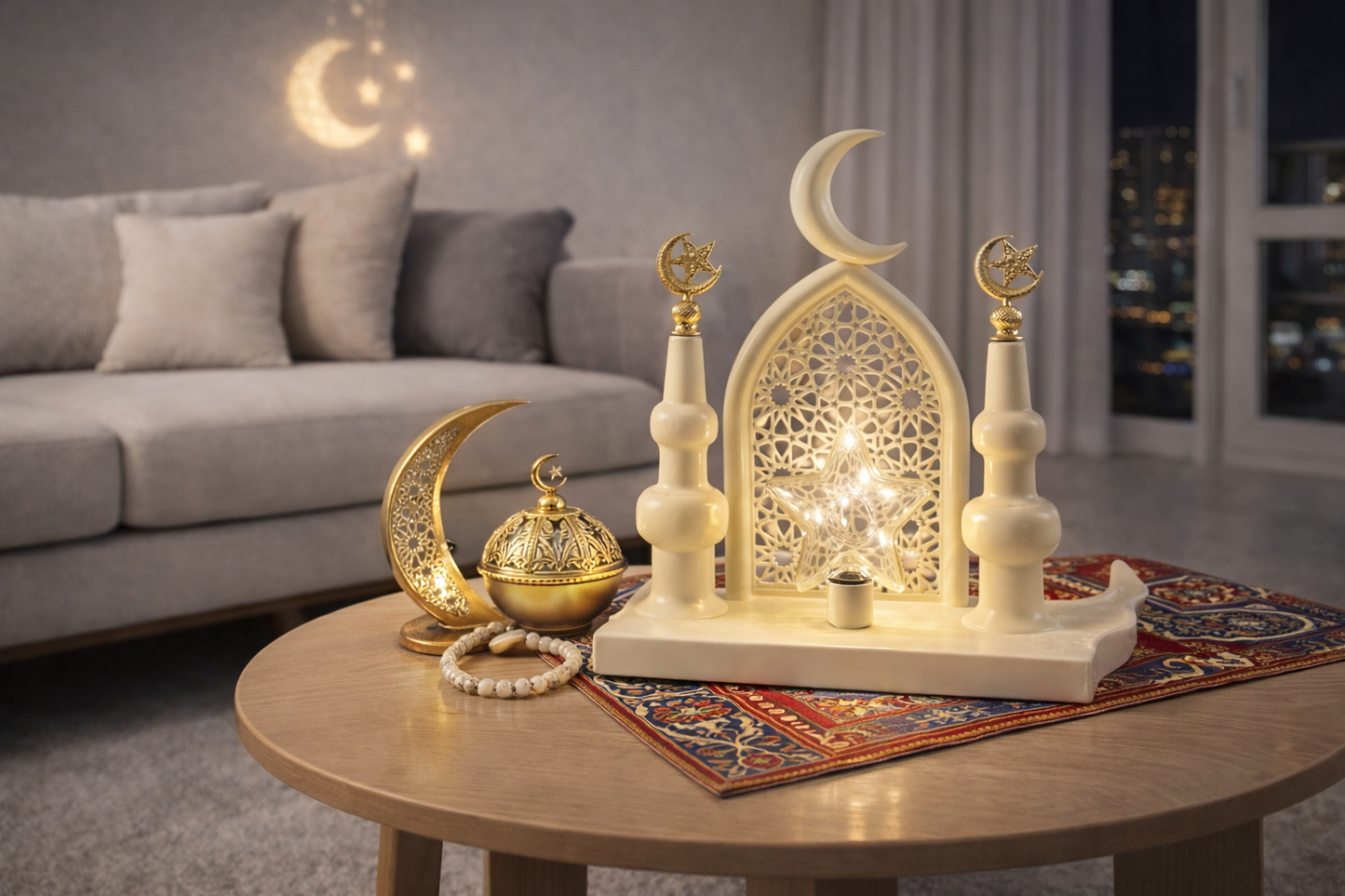 Ramadan Arch Decor with Star & Crescen