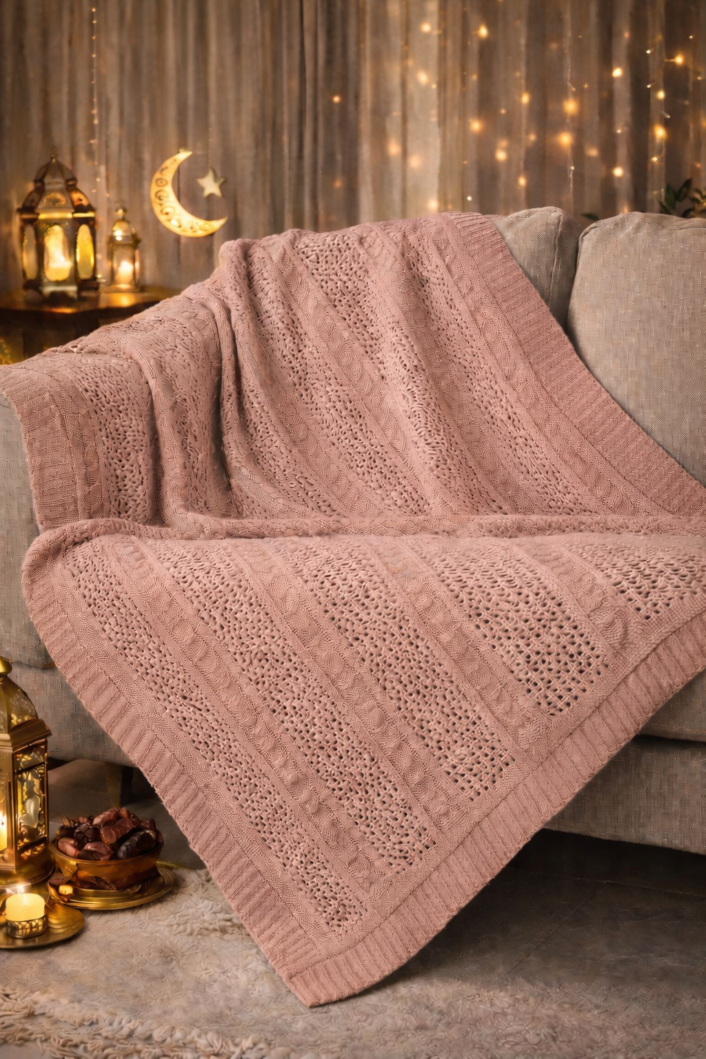 Knitted Wool Blanket