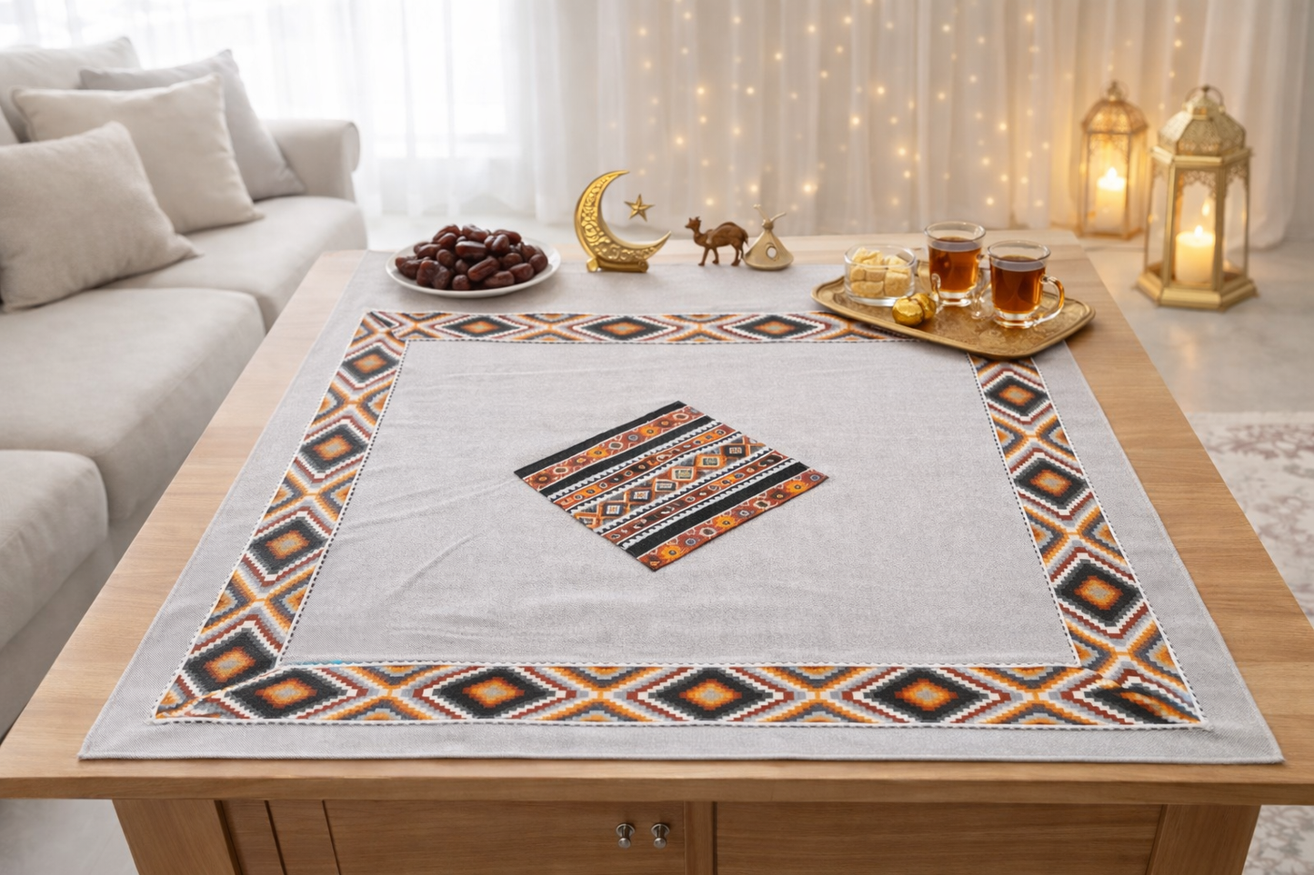 Ramadan Kareem Square Table Cover – MH30