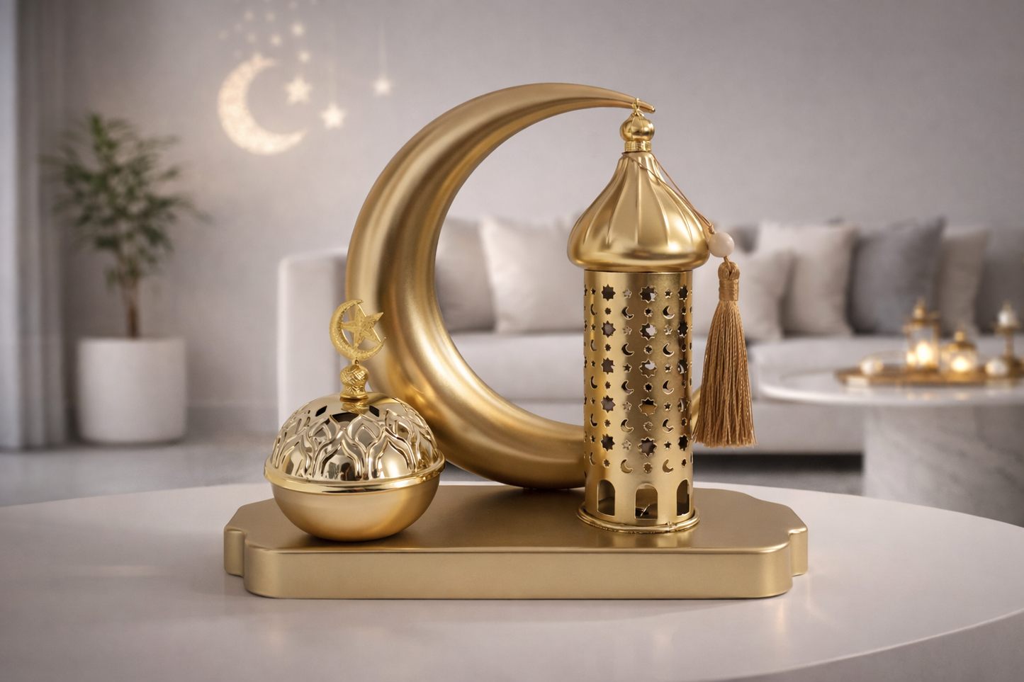 Lantern and Incense Burner Set