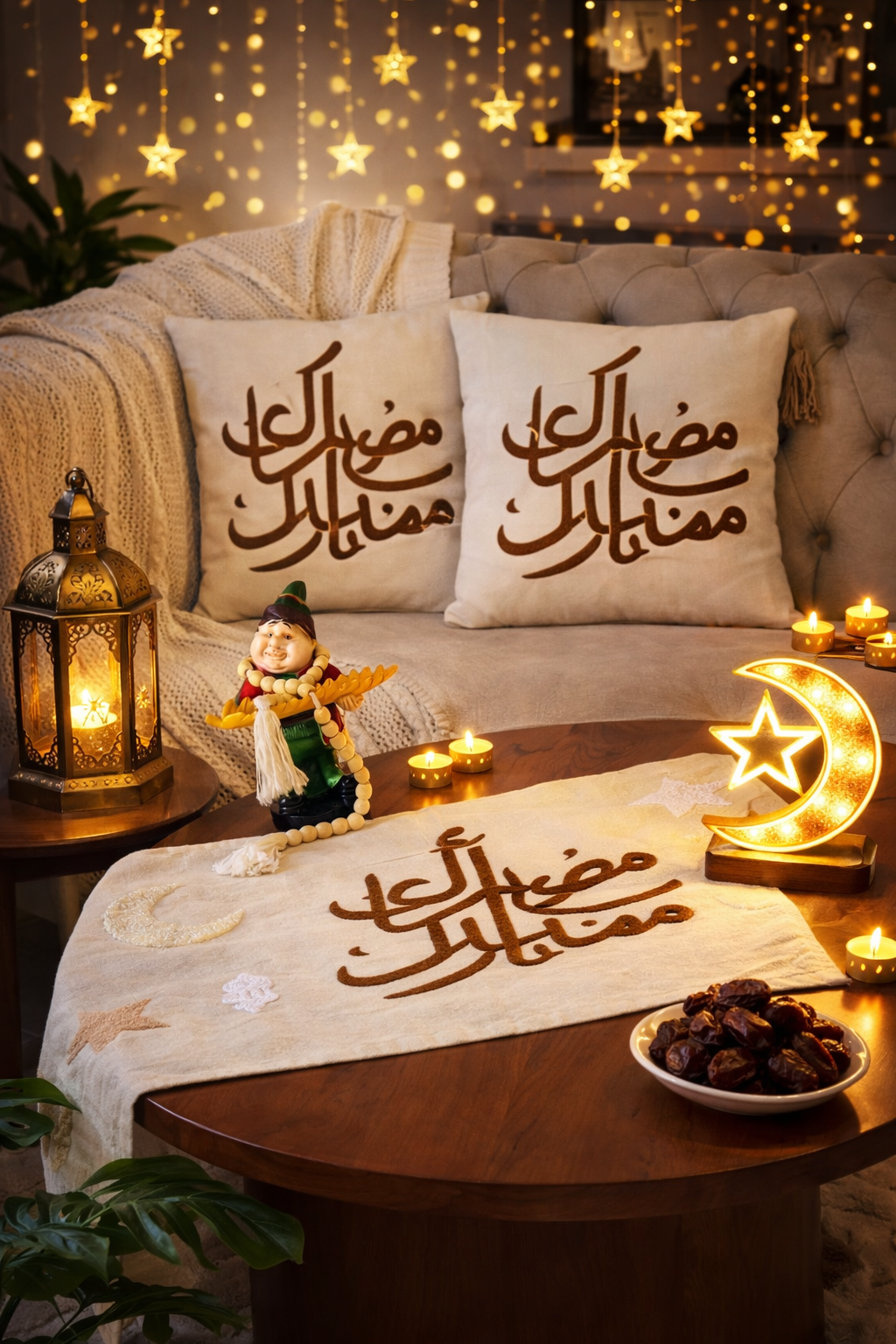 Ramadan Runner & Cushion Set – Design D4