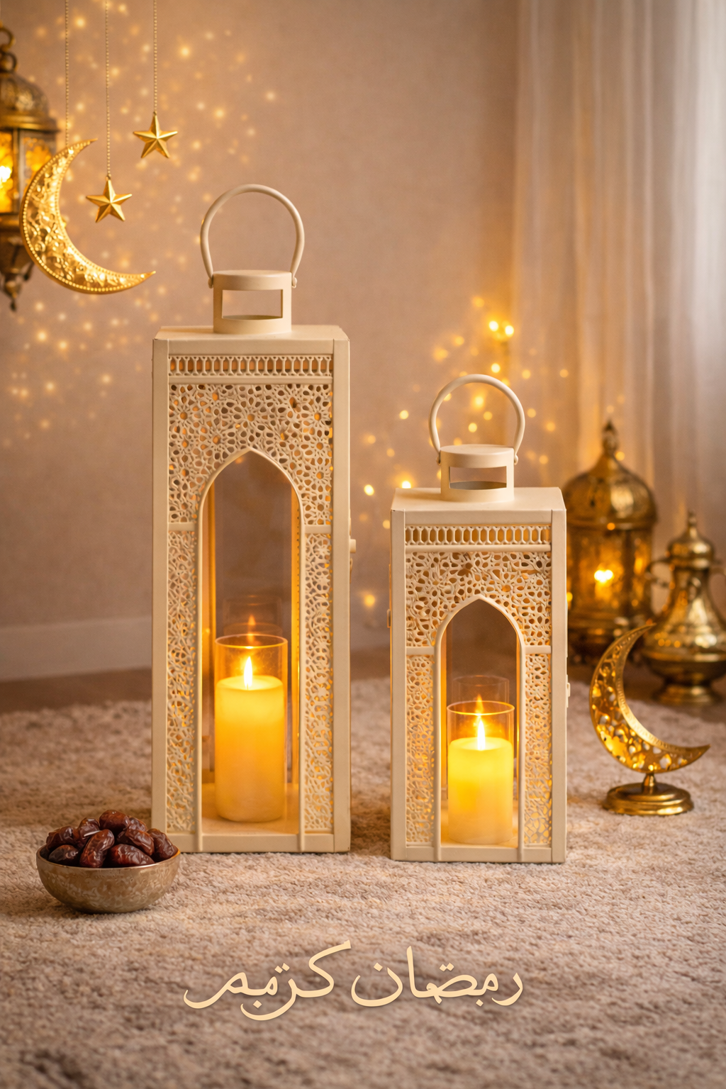 Luxe- white Lanterns