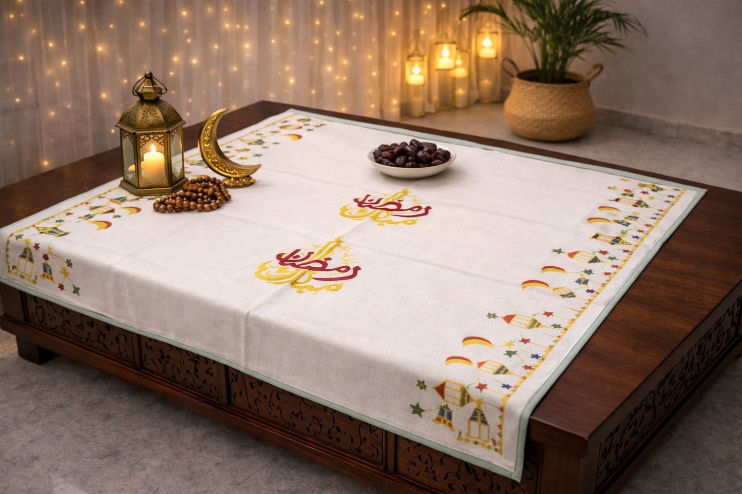 Ramadan Kareem Square Table Cover – MH019