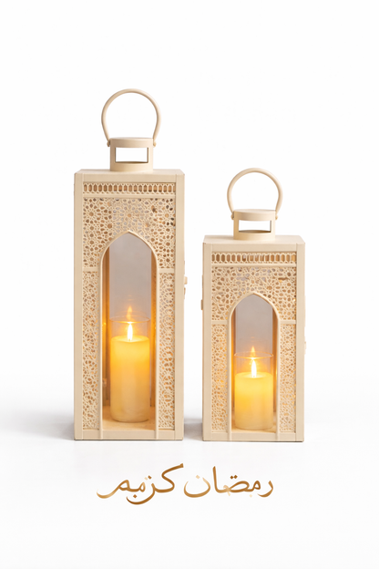 Luxe- white Lanterns