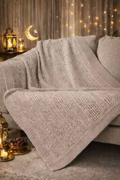 Knitted Wool Blanket