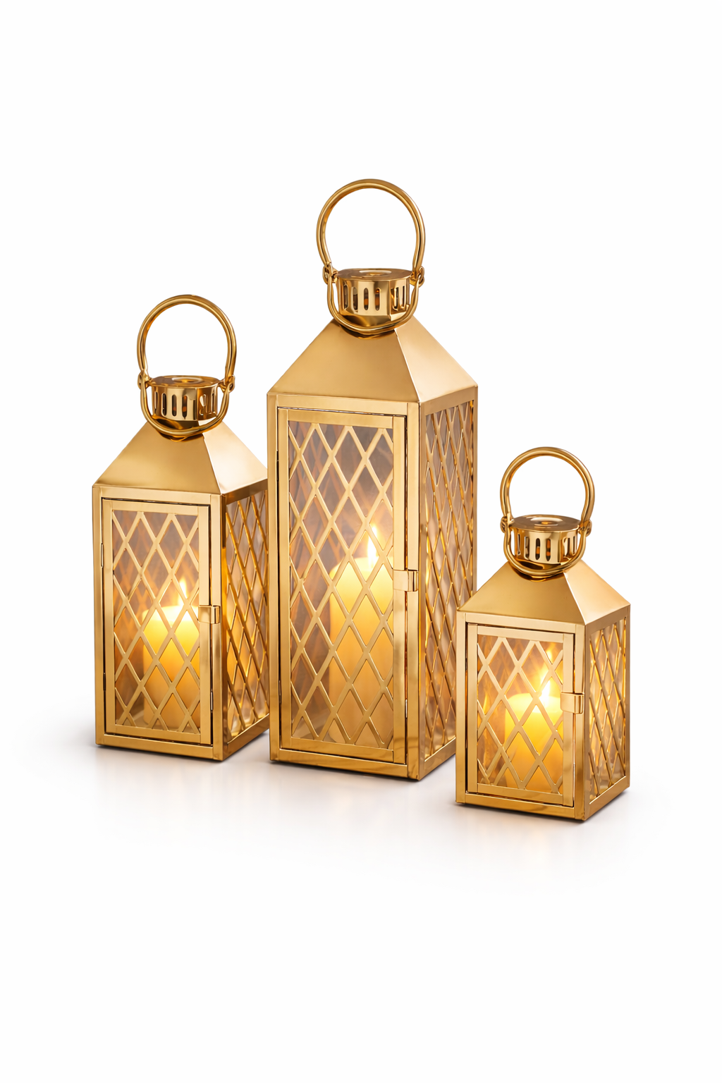 Opal -Gold Moroccan Lanterns