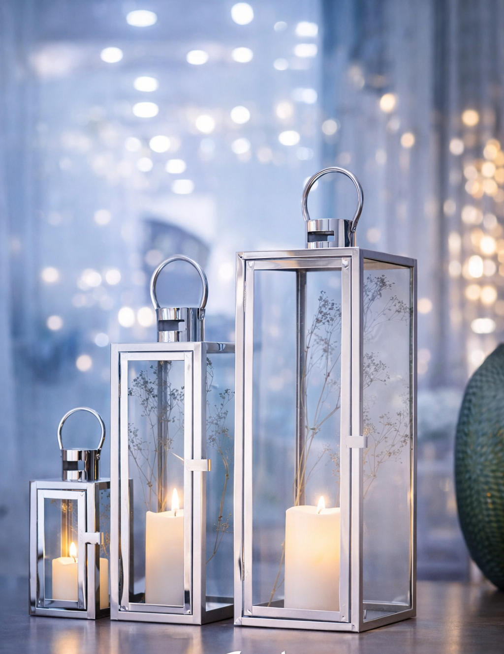 Clear Silver Lanterns