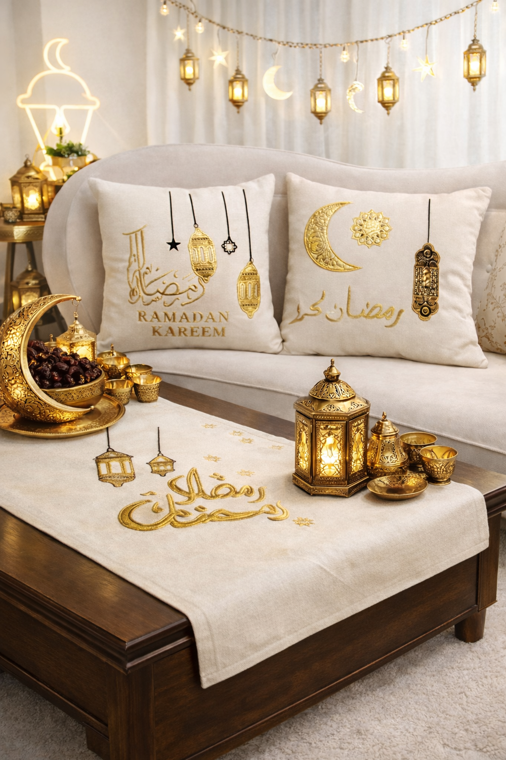 Ramadan Runner & Cushion Set – Design E5
