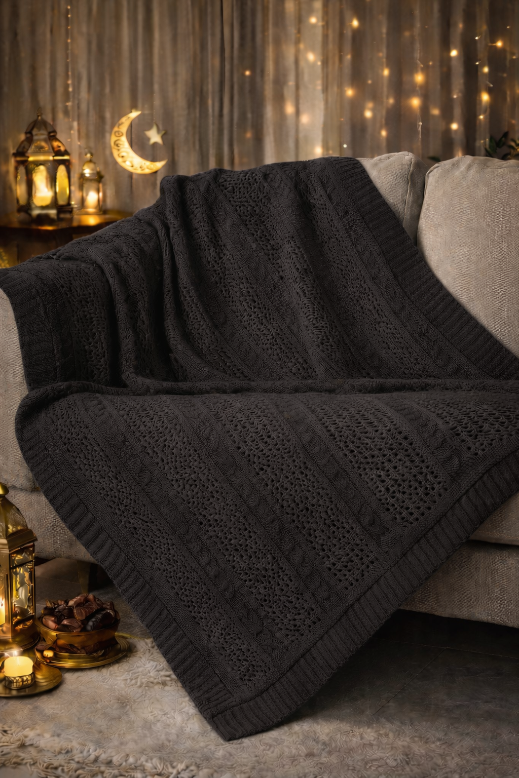Knitted Wool Blanket