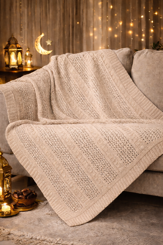 Knitted Wool Blanket