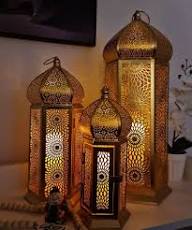 Elegant Gold Moroccan Lanterns