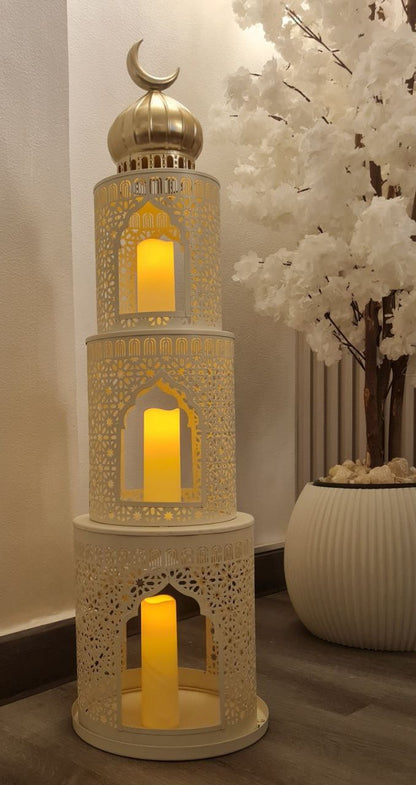 Tower Lantern and Incense Burner Set