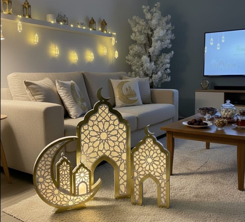 Light Mosque Wood Set