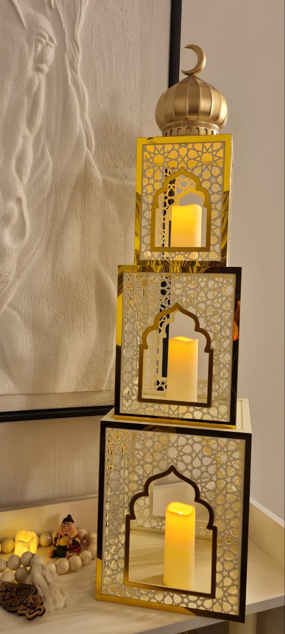 Jumbo Ramadan Azan Decor Gold